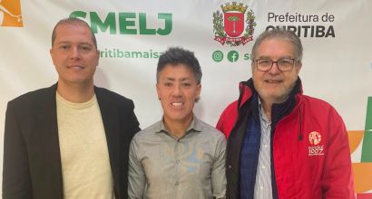 Secretário Municipal do Esporte de Curitiba recebe dirigentes da Federação de Padel do Paraná