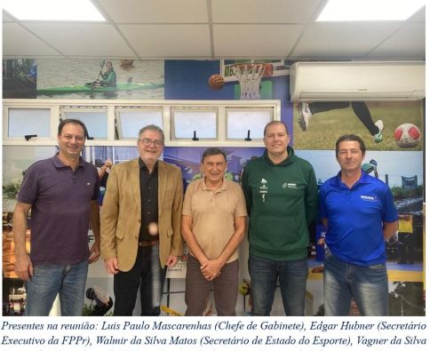FPPr é recebida pela Secretaria de Estado do Esporte para tratar do avanço do Padel no Paraná